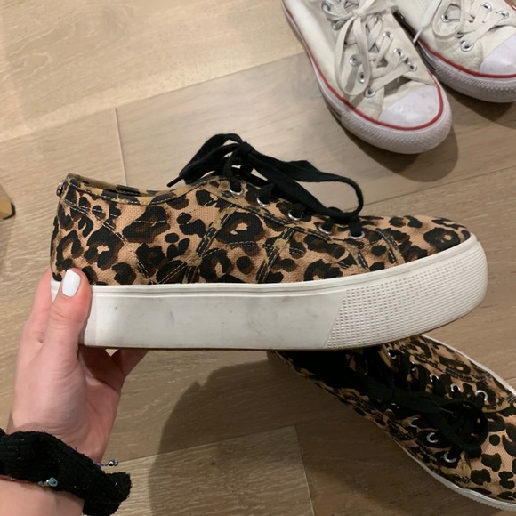 Steve Madden Platform cheetah shoes - Picture 1 of 4